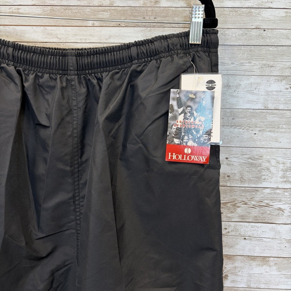 NWT Holloway Mens XL Pacer Pants Black Mesh Lined Wind Water Resistant #9056